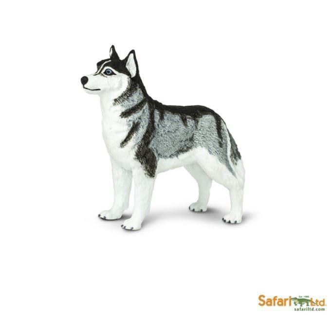 Perro Husky Siberiano De Juguete Safari 255229 - Imagen 1